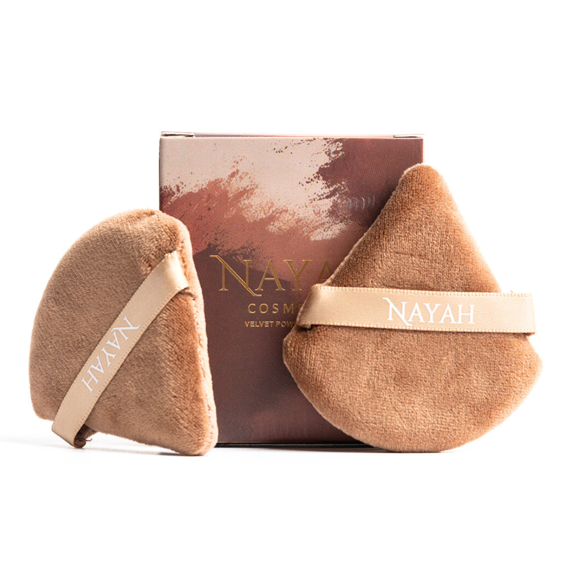 Nayah Velvet Powder Puffs x 2